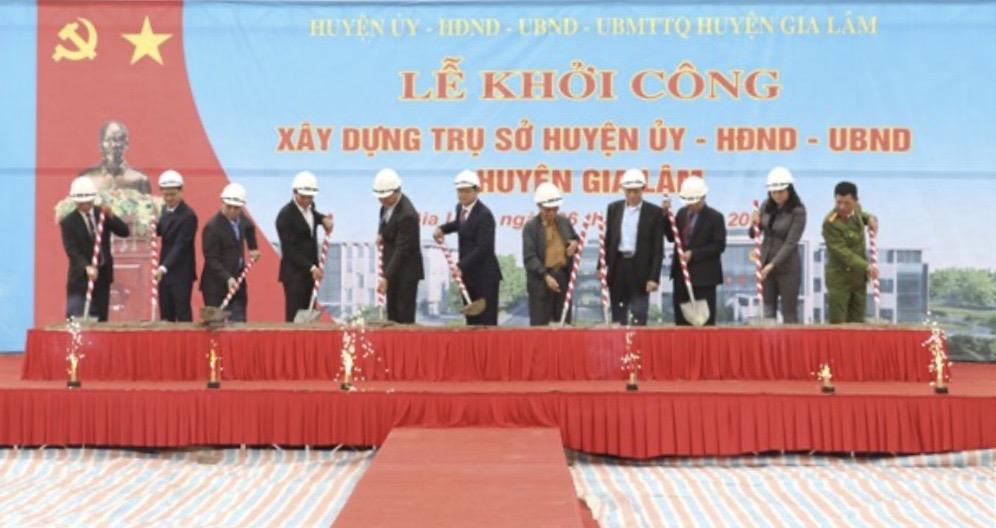 Dự án xây dựng Trụ sở làm việc Huyện ủy, HĐND - UBND huyện Gia Lâm